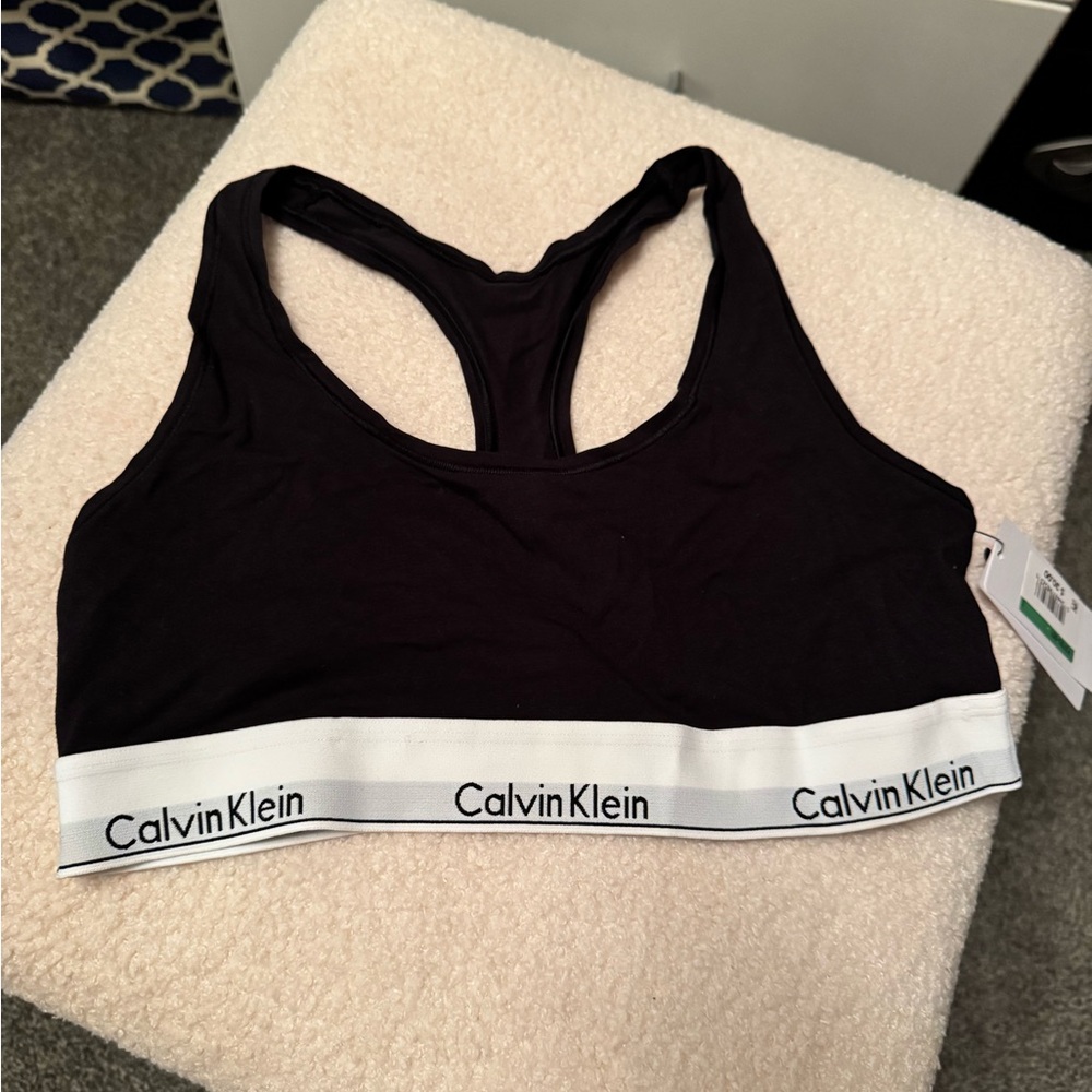 Calvin Klein Black Sports Bra
